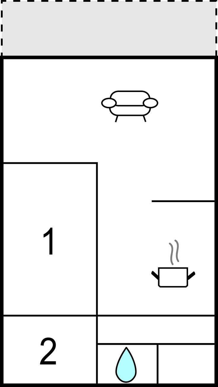 Foto 10 von 10: Ferienhaus für 4 Personen mit Terrasse