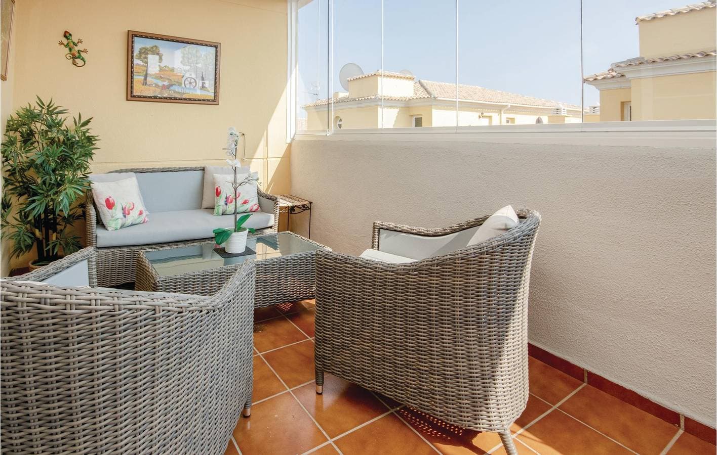 Foto 5 von 26: Rückzugsort am Meer: 78qm, Parkplatz, Pool, Terrasse & WiFi