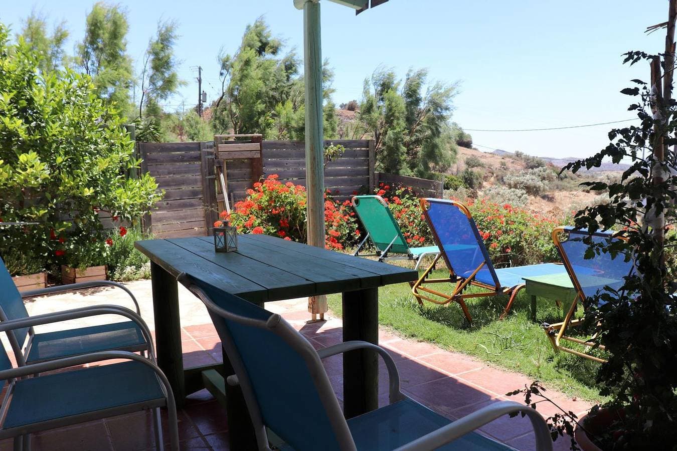 Foto 6 von 34: Panoramablick aufs Meer, fußläufig zum Strand, Wifi  - Ferienhaus Triopetra, Kreta