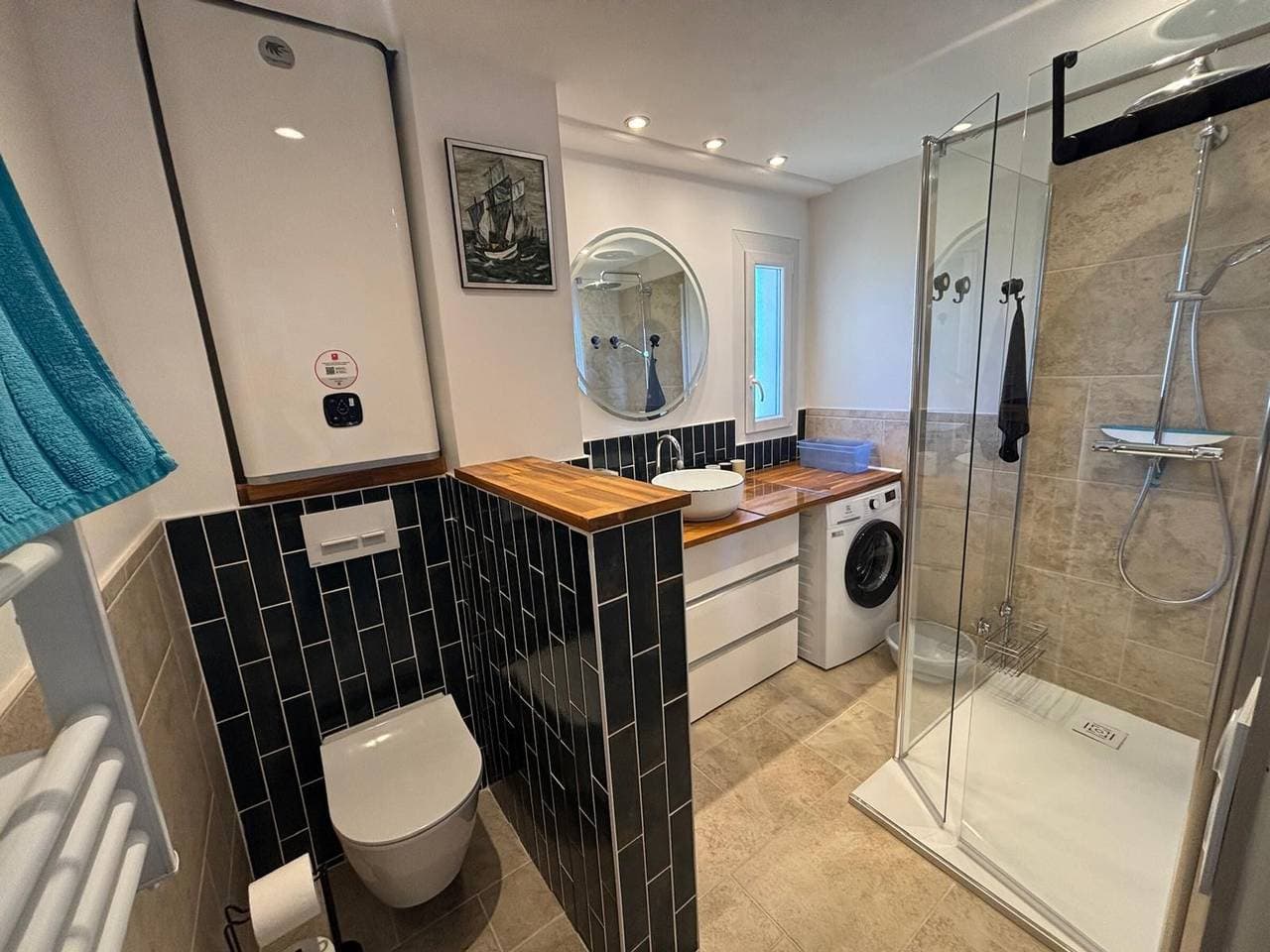 Foto 9 von 13: Helle Wohnung mit Balkon, Haustiere erlaubt - Nahe der Thermen