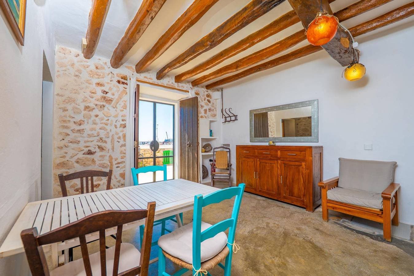 Foto 3 von 24: Cas Padrins (Portopetro) - Malerisches Haus direkt am Meer in Portopetro mit kostenlosem Wifi