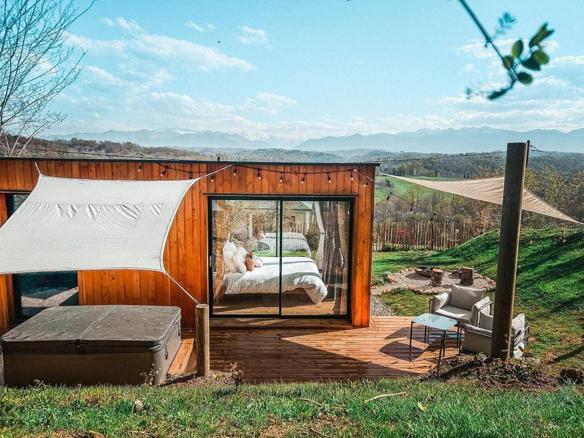 Chalet insolite - SPA - Vue Pyrénées - Brasero 1