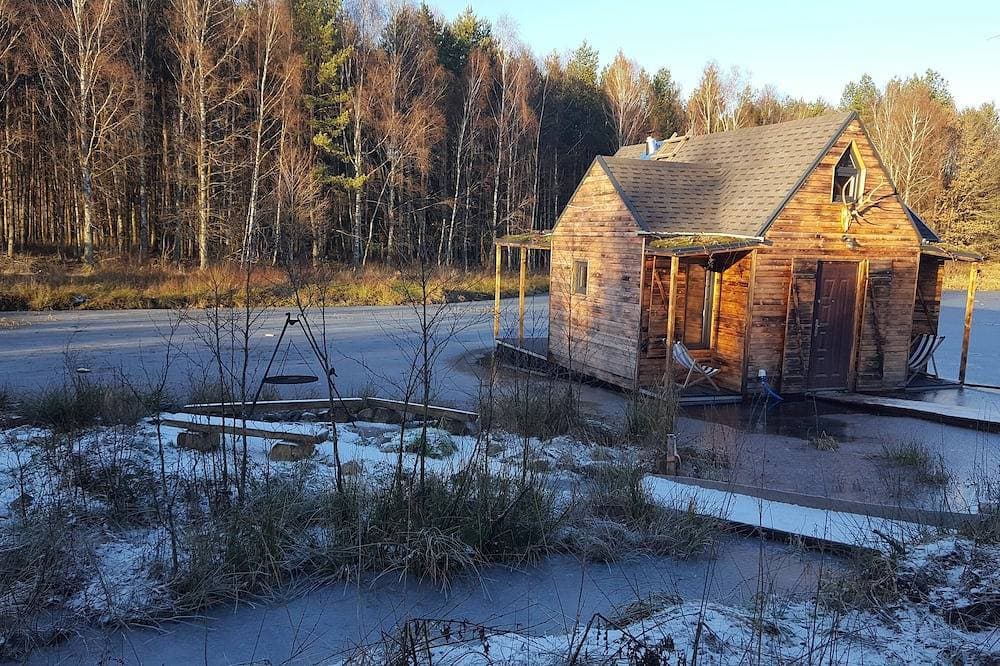 Foto 13 von 21: Heather hut, cottage on a pond + 2 hectars of area