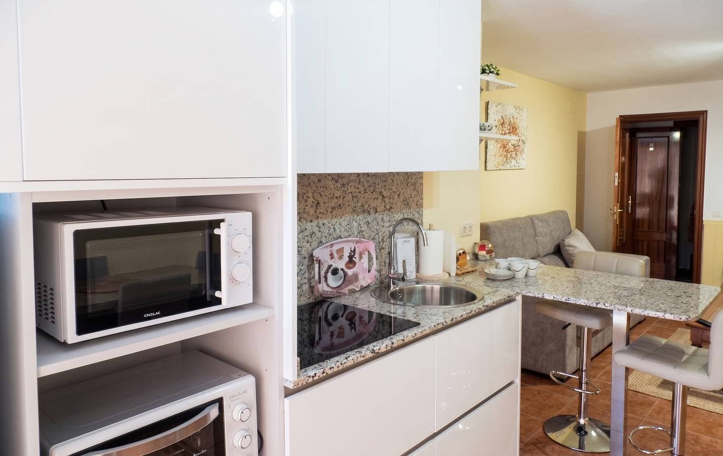 Foto 5 von 35: Gemütliche Wohnung in Collado Villalba 100 m² mit offenem Garten