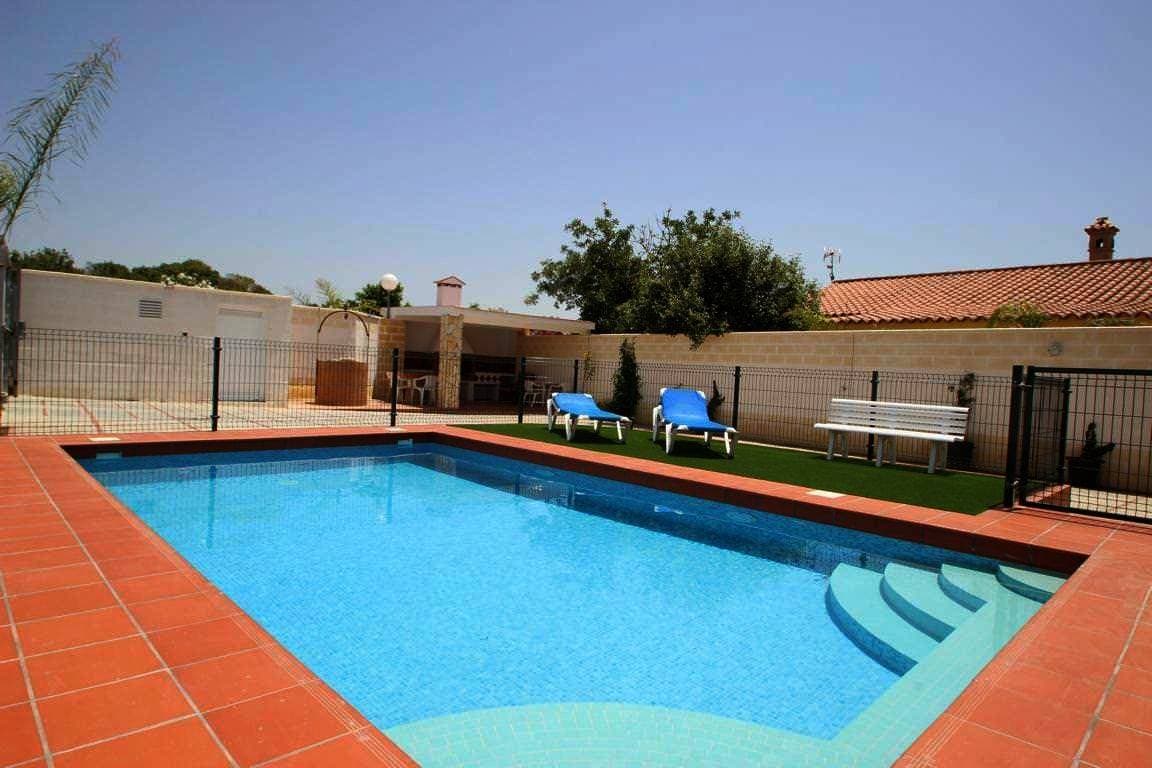 Foto 4 von 13: Privater Pool, nahe des Strandes Fuente del Gallo, Grillterrasse, Wifi  - Casa Eugenia -