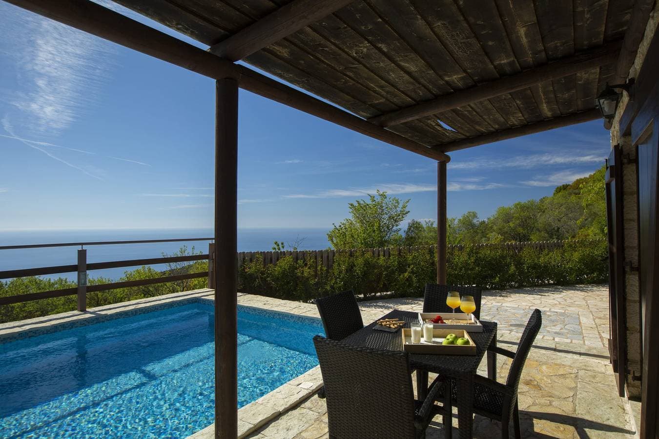 Foto 10 von 28: Gemütliche Villa Ersi mit atemberaubendem ionischem Sonnenuntergang am Meer