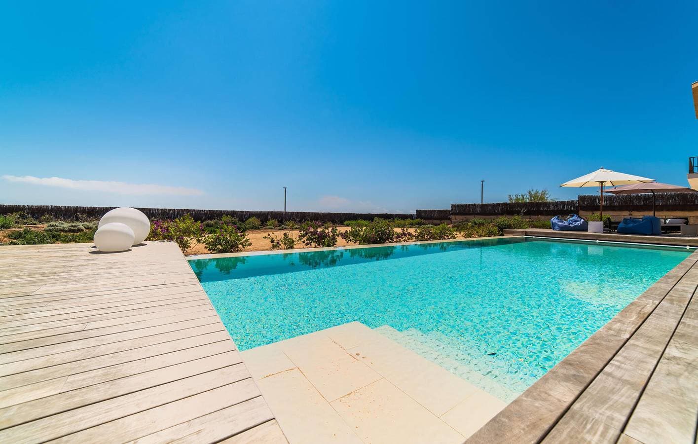 Foto 7 von 51: Apartment mit Meerblick, Pool, Terrasse und AC 2 km von Playa Es Pregons entfernt