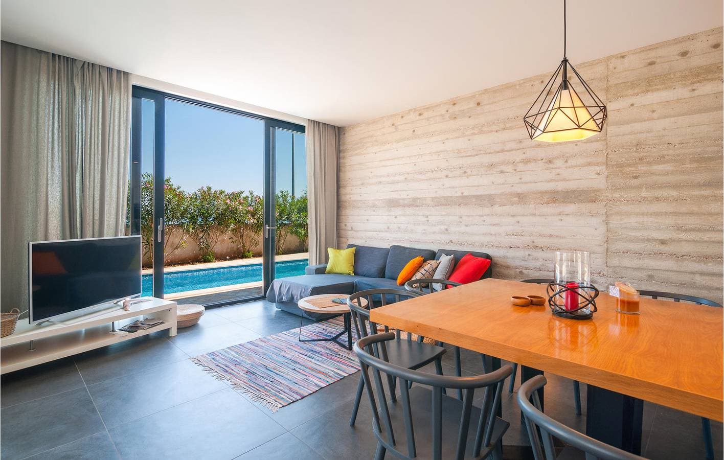 Foto 4 von 33: Gemütliche Ferienwohnung mit Meerblick, Pool und Terrasse, 400 m vom Strand entfernt