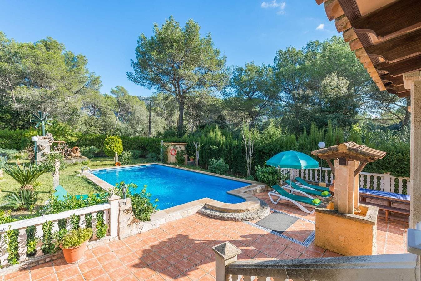 Foto 2 von 36: Els Pins - Ferienhaus mit privaten Pool in Crestatx . WiFi gratis