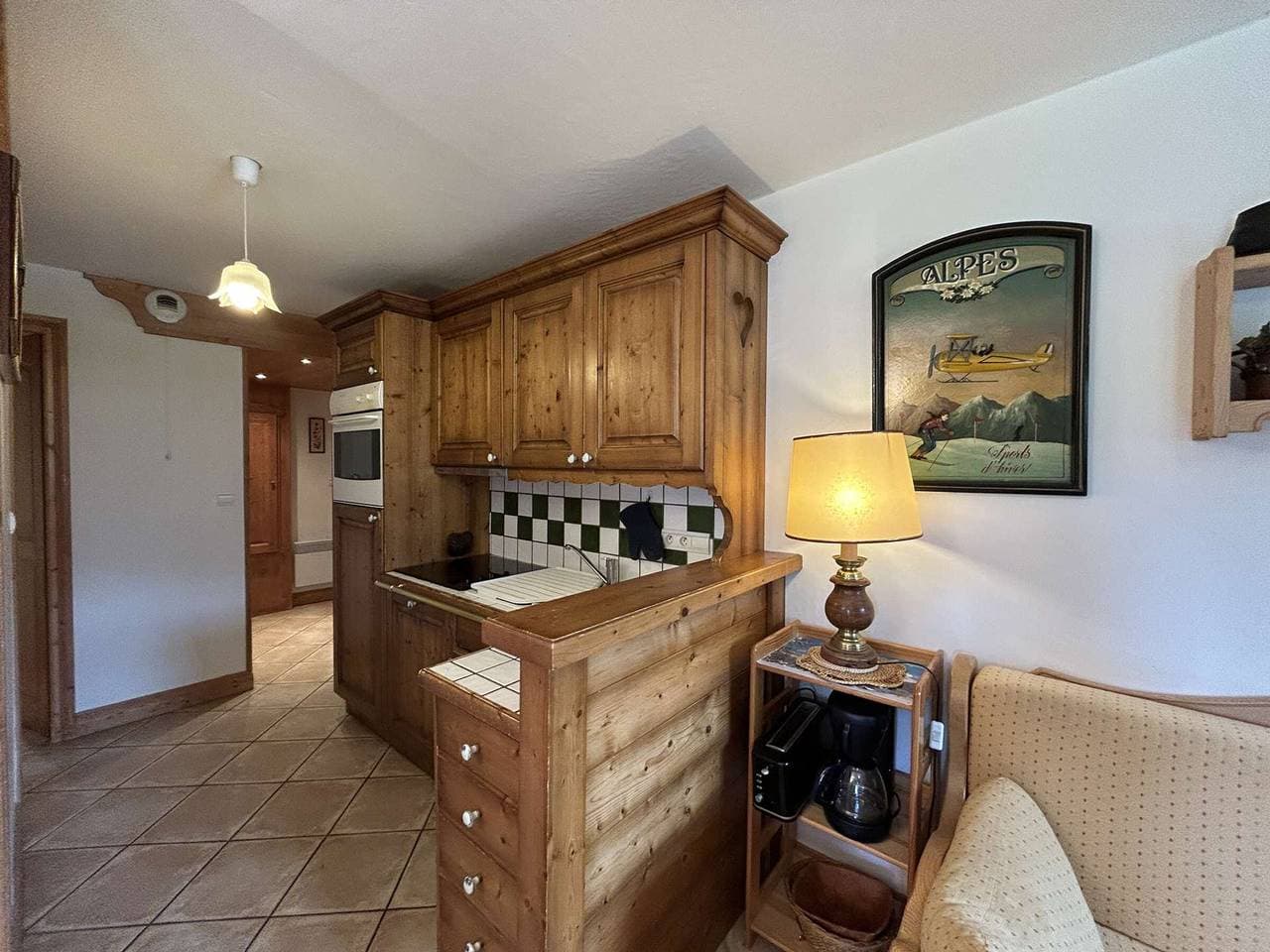 Foto 3 von 22: Gemütliche 3-Zimmer-Wohnung, 2 Schlafzimmer, Méribel Village, in der Nähe von Geschäften
