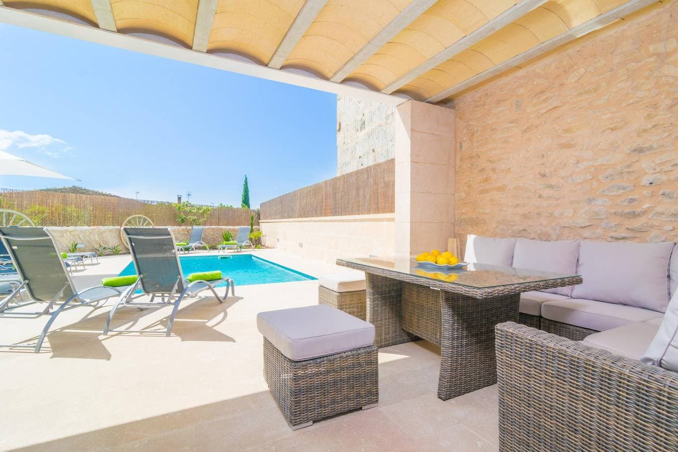 Foto 7 von 45: Can Tianet - Ferienhaus mit privaten Pool in Randa (Algaida). WiFi gratis