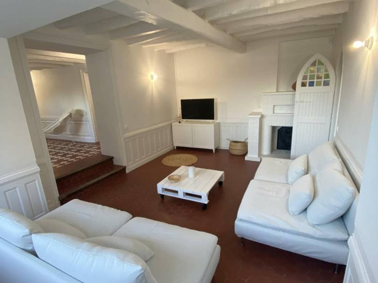 Foto 11 von 36: Gîte indépendant rénové avec étang de pêche - Equipements de qualité à Senlisse, proche châteaux