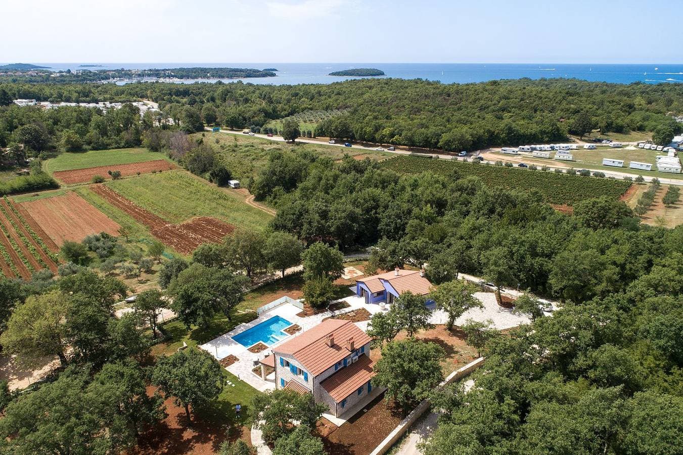 Foto 8 von 39: Strandnahe Steinvilla nur 800 Meter zum Strand mit Privatpool, BBQ, Waschmaschine