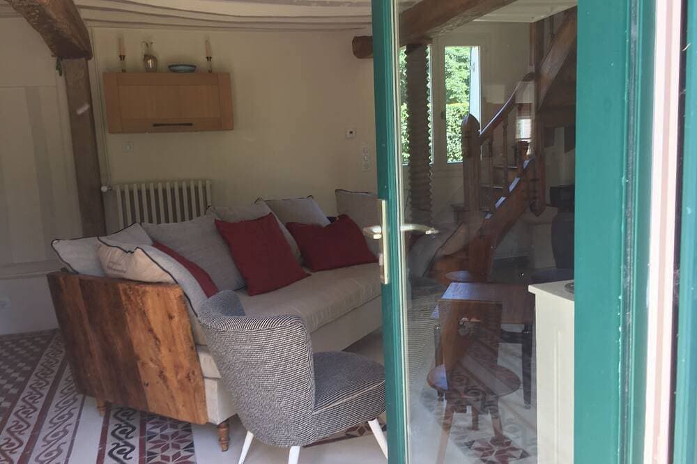 Foto 13 von 30: Le haras: fully restored Normandy farmhouse, cosy, with golf and tennis courts.