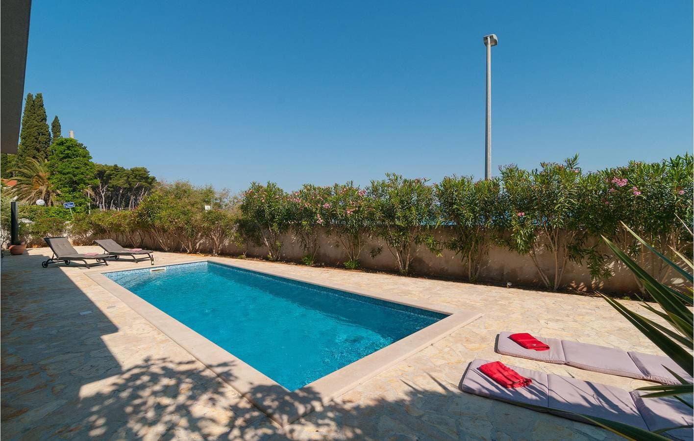 Foto 12 von 33: Gemütliche Ferienwohnung mit Meerblick, Pool und Terrasse, 400 m vom Strand entfernt