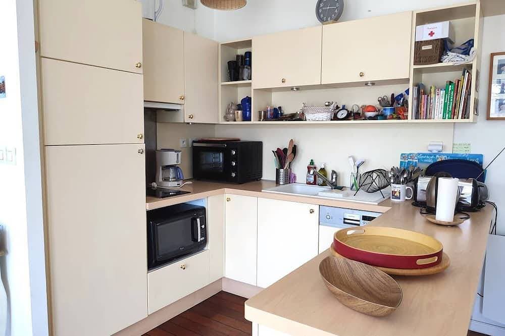 Foto 13 von 15: Beautiful sea view duplex in a residence facing the Coz beach in Tregastel