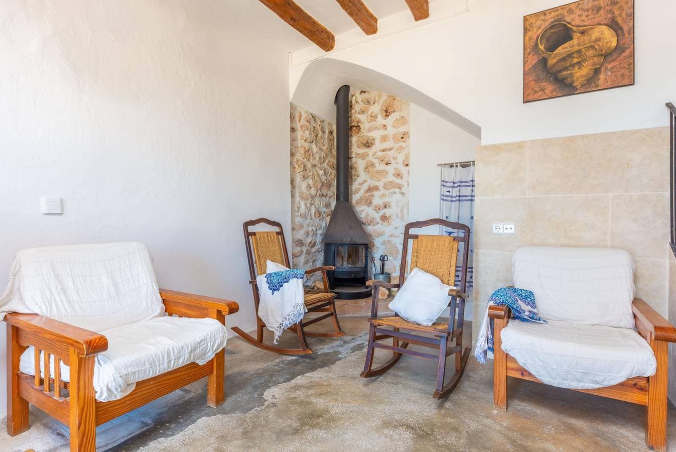 Foto 5 von 24: Cas Padrins (Portopetro) - Malerisches Haus direkt am Meer in Portopetro mit kostenlosem Wifi