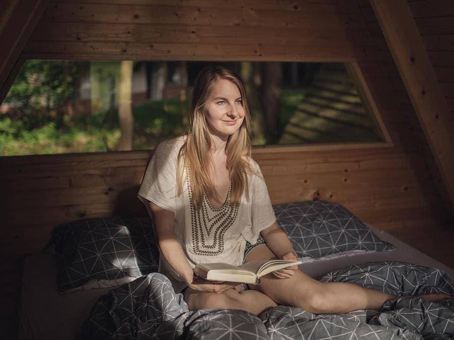 Foto 11 von 81: Forest Camping Mozirje - Unterkunft 3 personen - Glamping Hut Forest Bed