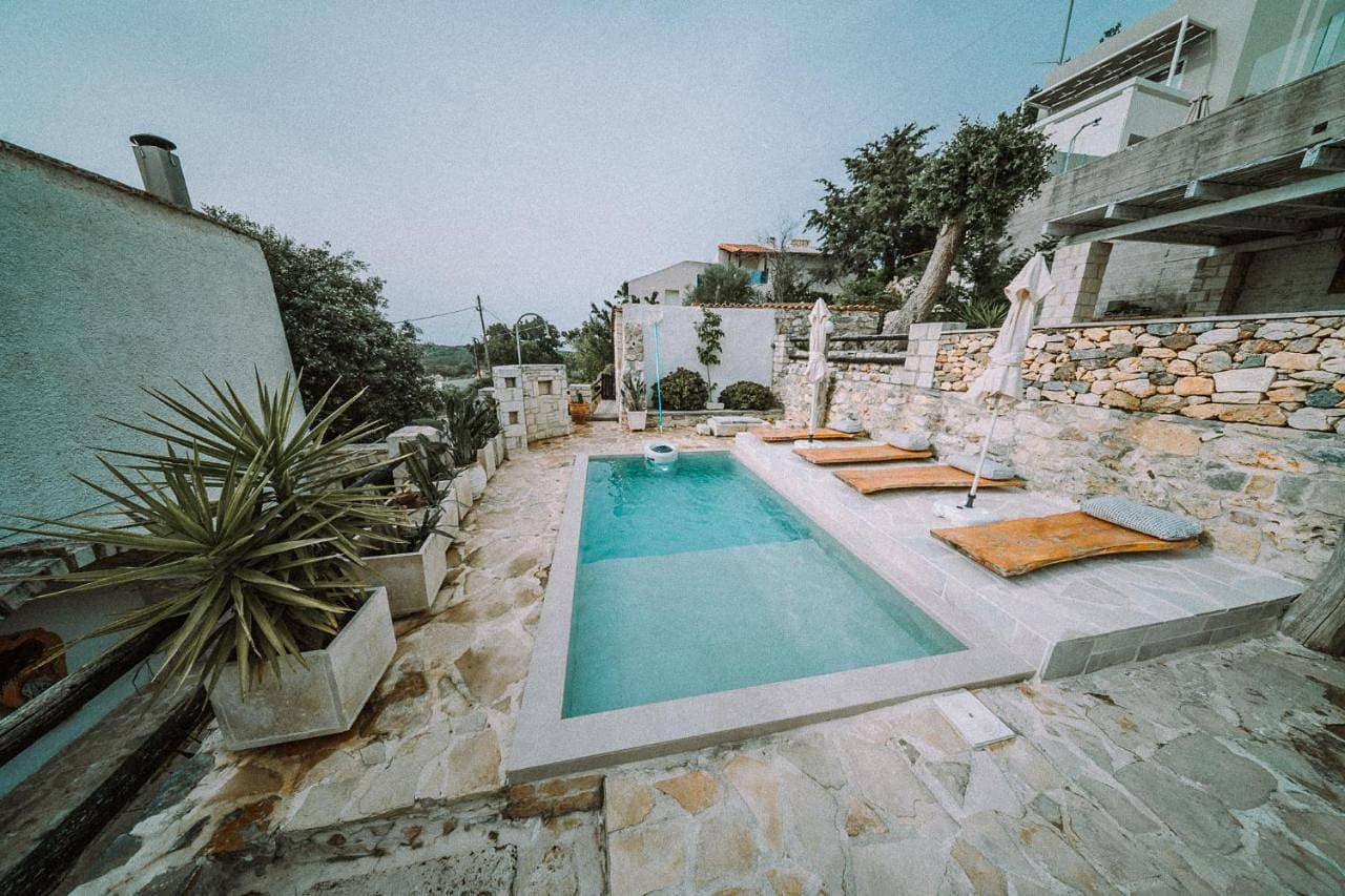 Antonia's stonebuilt mansion with a private pool 1