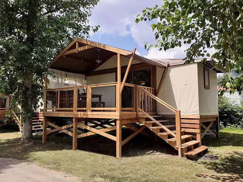 Foto 13 von 16: Lodge Havana 2 zimmer(Green Village 800 m Domaine de la Forge) 5 Personen