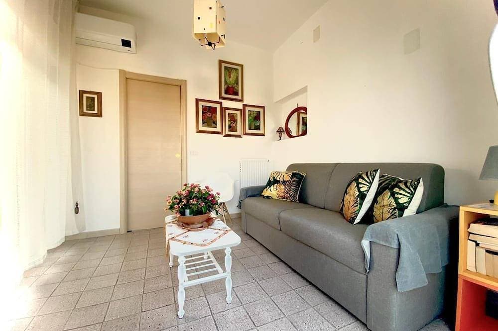Foto 10 von 24: Apartment für 4 Personen mit Blick auf den Strand und Terrasse mit Meerblick