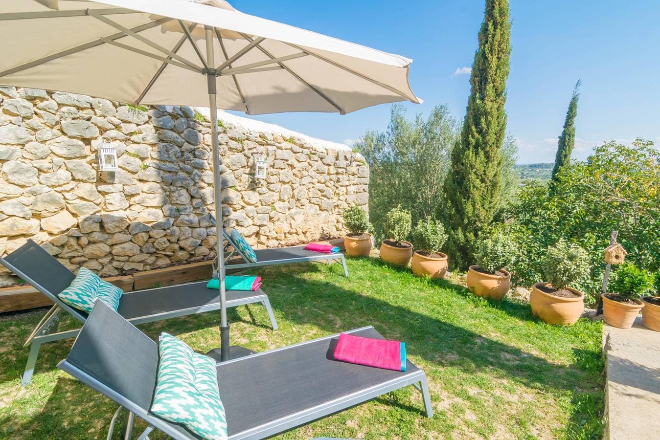 Foto 4 von 38: Ca Sa Tia Vicari - Ferienhaus mit Privatgarten in Selva. WiFi gratis