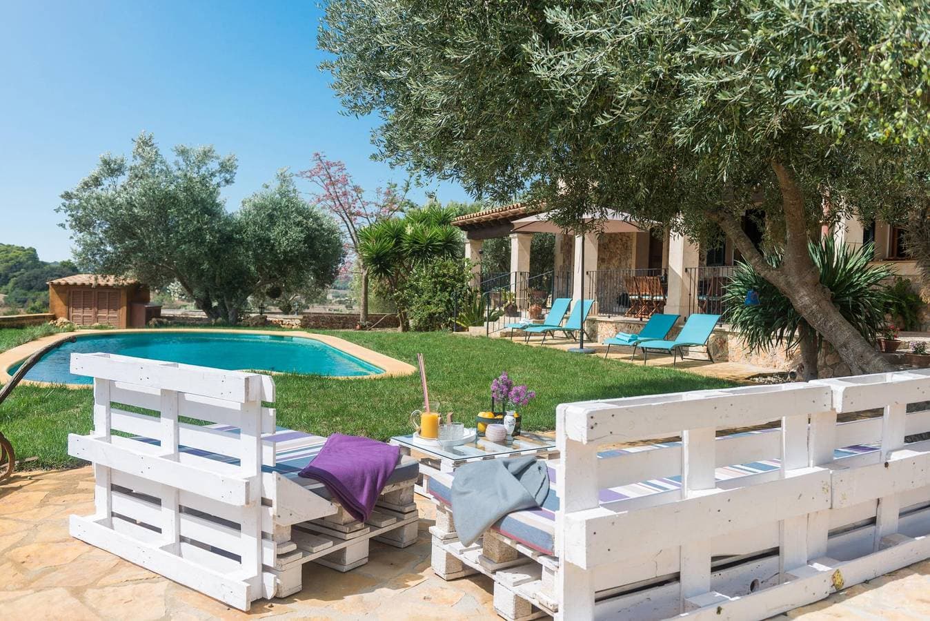 Foto 3 von 49: Es Cocons - Ferienhaus mit privaten Pool in Sineu. WiFi gratis