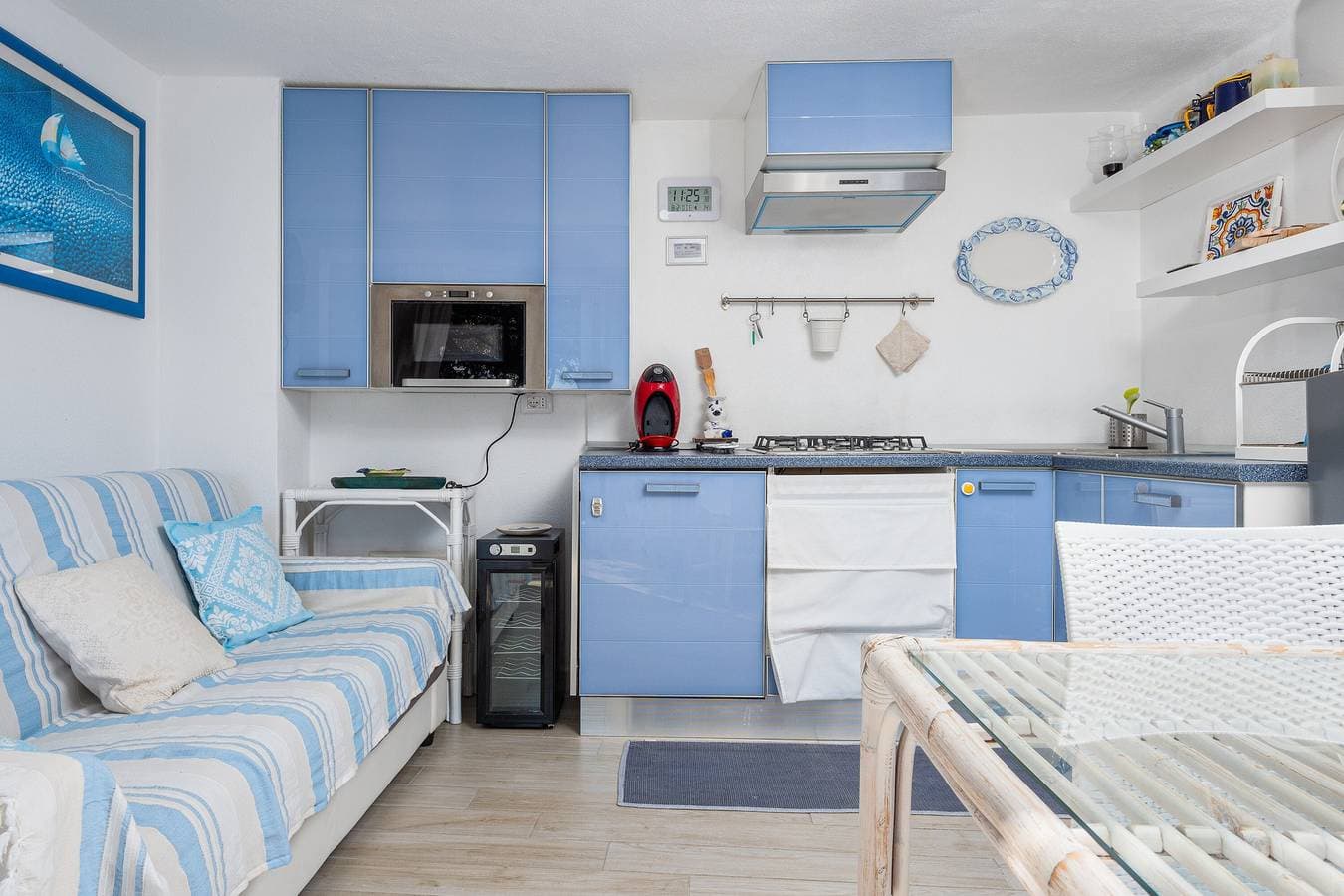 Foto 8 von 25: Ferienwohnung 'Bella Vista Marinella 2' mit Meerblick, Terrasse, Klimaanlage und WLAN