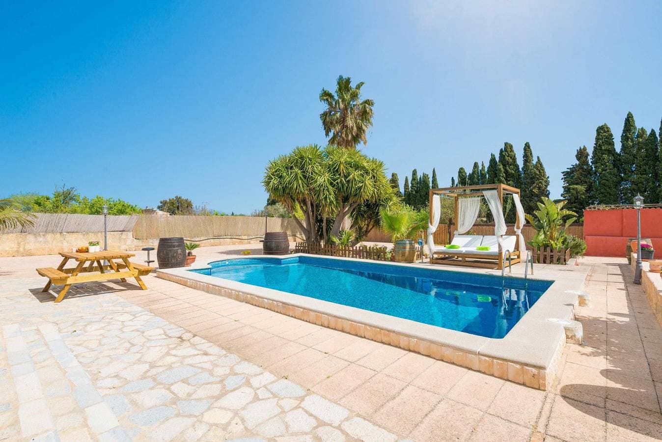Foto 2 von 57: Es Blanquer De Na Fani - Ferienhaus mit privaten Pool in Binissalem. WiFi gratis