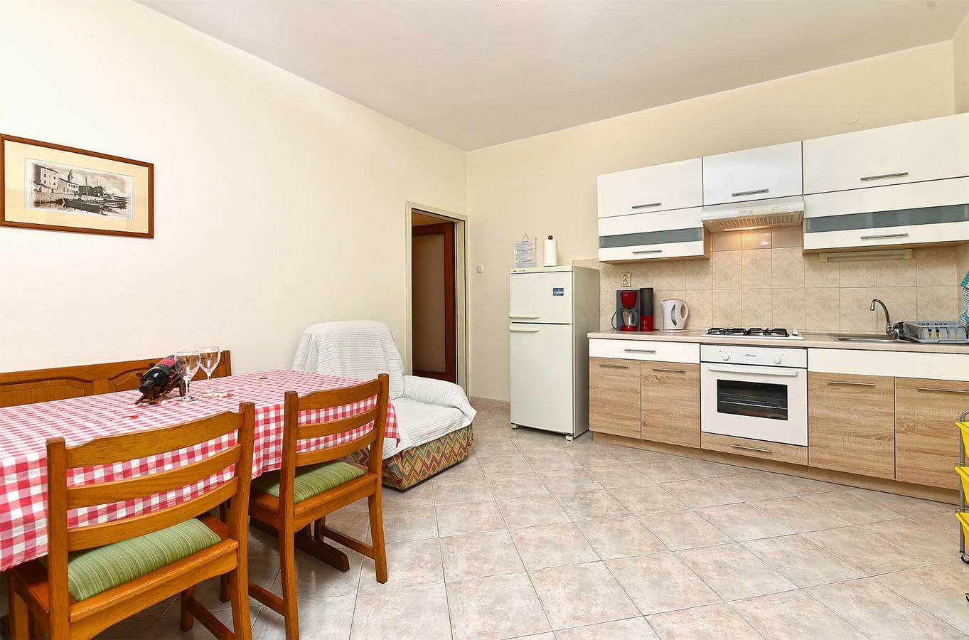 Foto 6 von 28: Entspannende Wohnung mit Außenbereich in Fažana