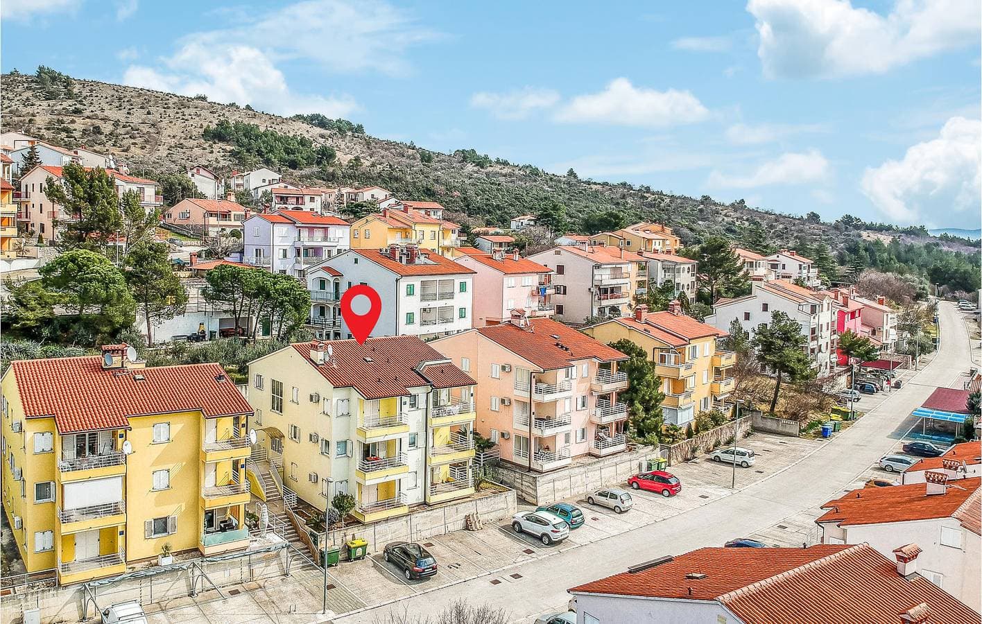Schickes Apartment mit Terrasse, 700 m vom Strand entfernt und mit moderner Ausstattung 1
