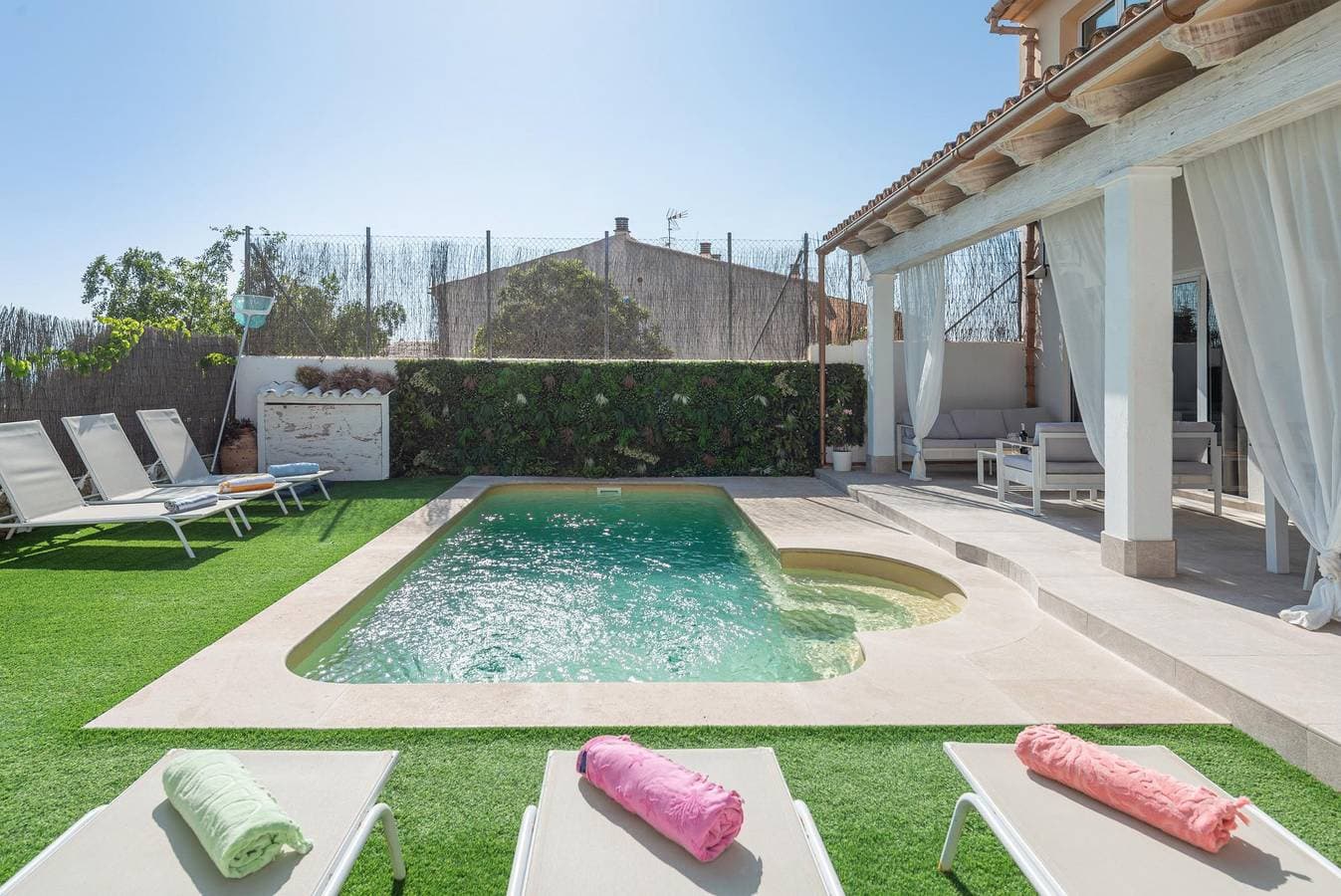 Foto 2 von 51: Es Closet - Fantastisches Ferienhaus mit privaten Pool in Selva. WiFi gratis