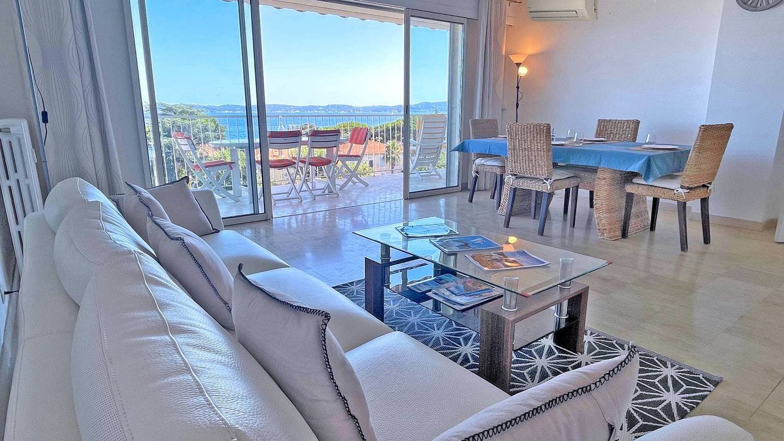 Foto 4 von 16: Wohnung T3 - 4 Personen - Außergewöhnlicher Meerblick - Klimaanlage - Nahe Strand und Stadtzentrum - Sainte Maxime