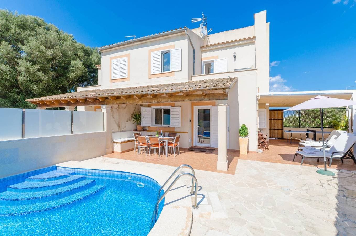Casa Lena - Ferienhaus mit privaten Pool in Portocolom. WiFi gratis 1