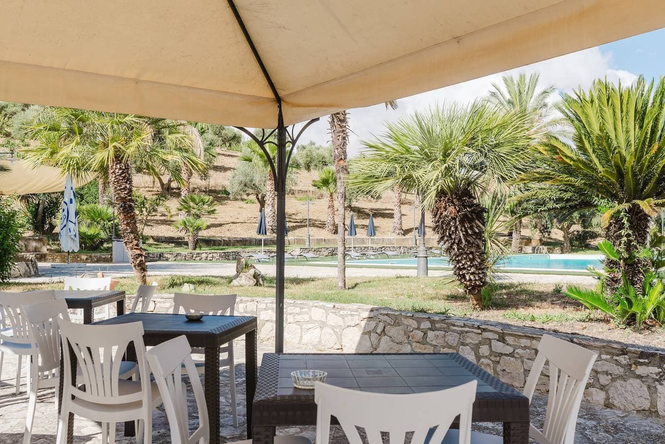Foto 10 von 29: Agriturismo Ponte Calatrasi Zimmer 'Relax 13' mit Gemeinschaftspool, WLAN und Klimaanlage