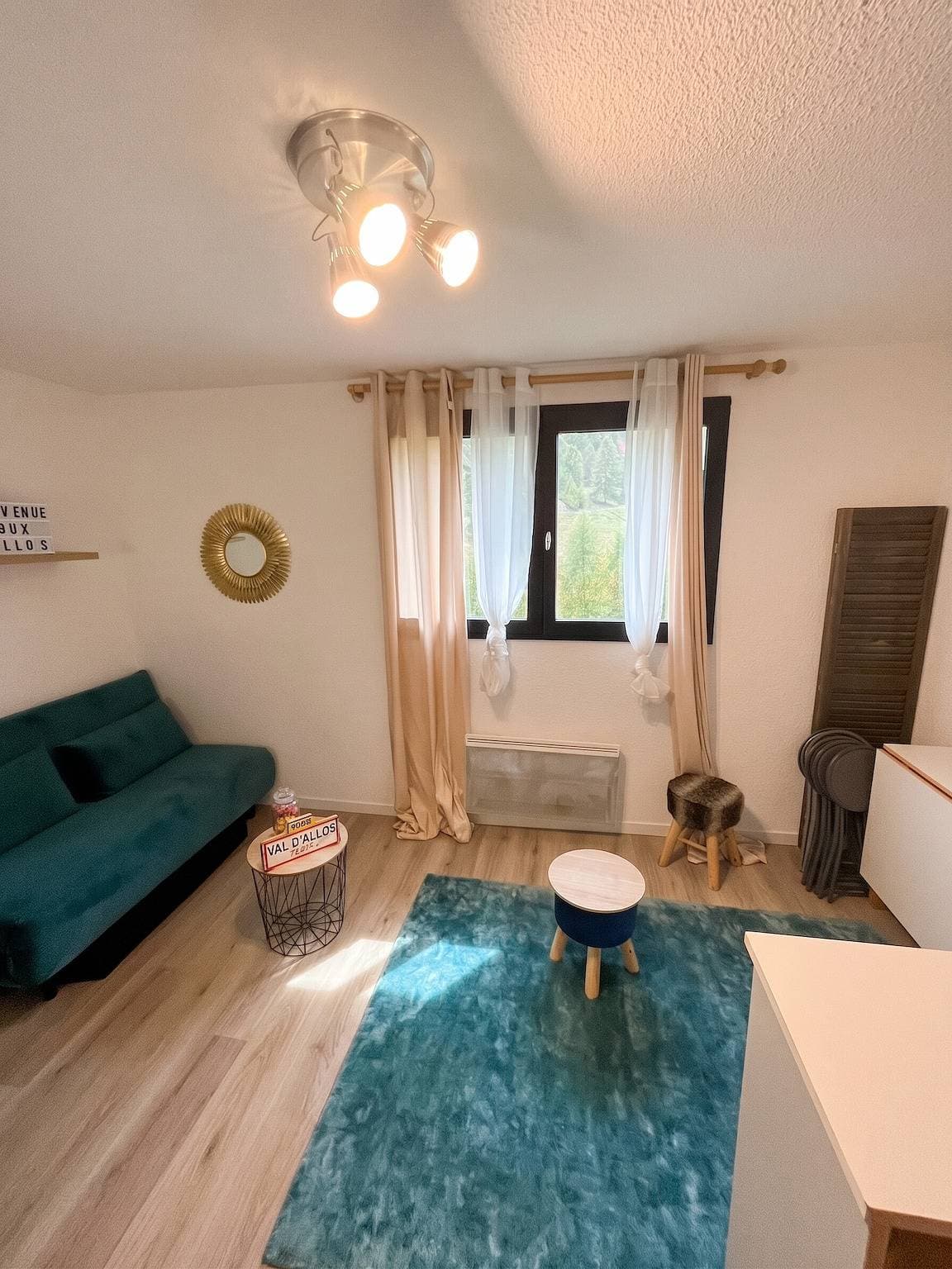 Foto 2 von 23: Gemütliches Studio in Allos - 23 m² mit Bergblick