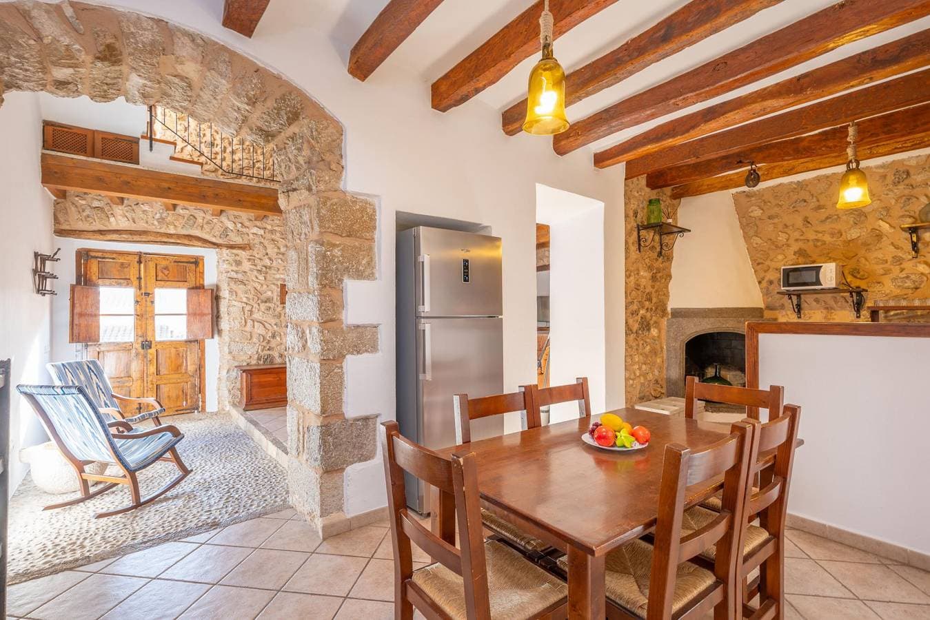 Foto 11 von 42: Ca N'Abrines - Ferienhaus mit privatem Pool in Lloseta. Kostenloses W-Lan