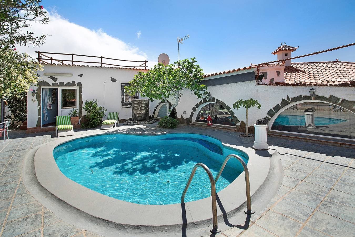 Foto 4 von 25: Finca Fani 2 mit Meerblick, Bergblick, Gemeinschaftspool, Terrasse und Garten