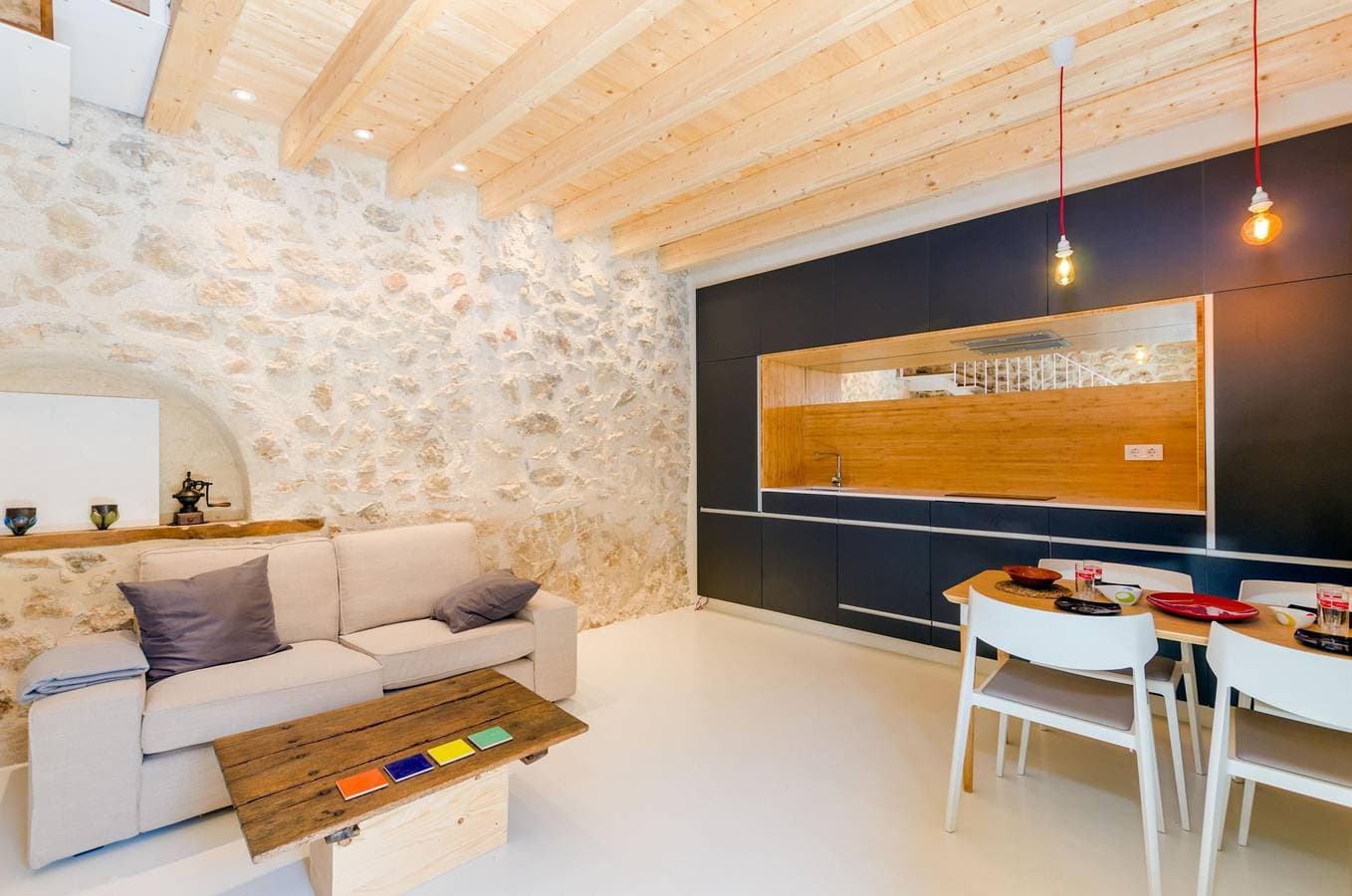 Foto 2 von 29: Casa Vella (Vall Petit) - Ferienhaus mit Terrasse in Mancor De La Vall. WiFi gratis