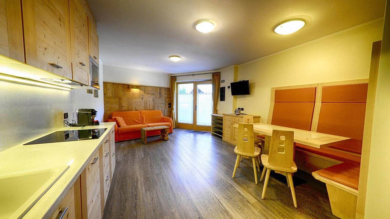 Foto 8 von 15: Wohnung Fopel - Baita Cusini mit Bergblick, Wellnessbereich und WLAN