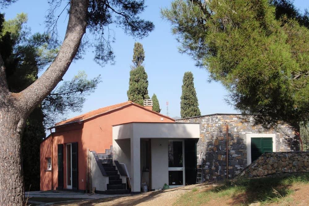 Zedernhaus, in einem großen mediterranen Garten, den Seealpen und dem Meer 1