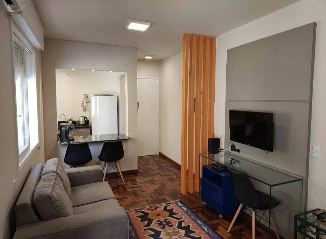 Belo apartamento quarto e sala bem localizado 1
