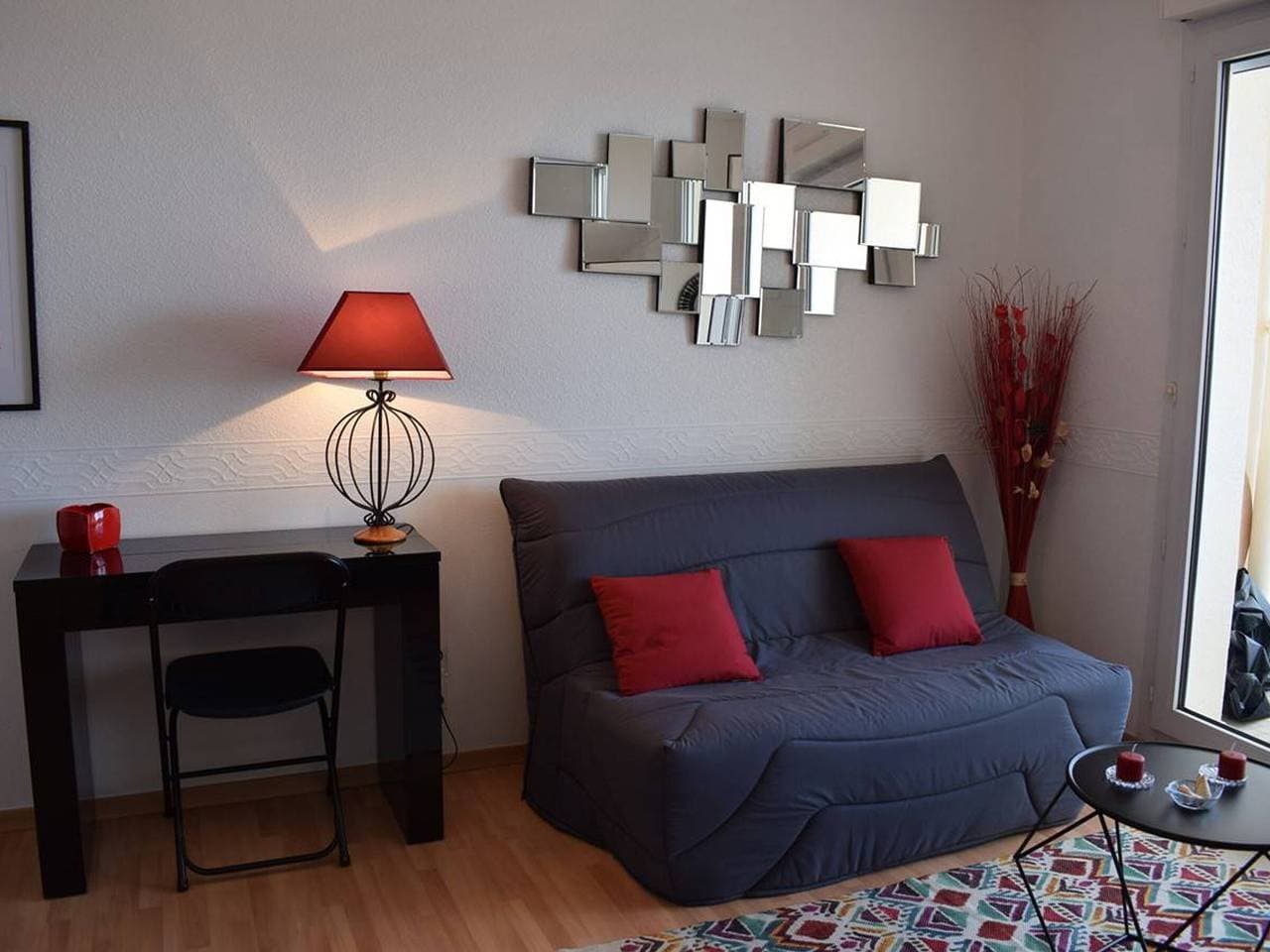 Foto 3 von 14: Apartment mit WIFI, Direkt am Strand, Privatparkplatz, Haustiere Erlaubt