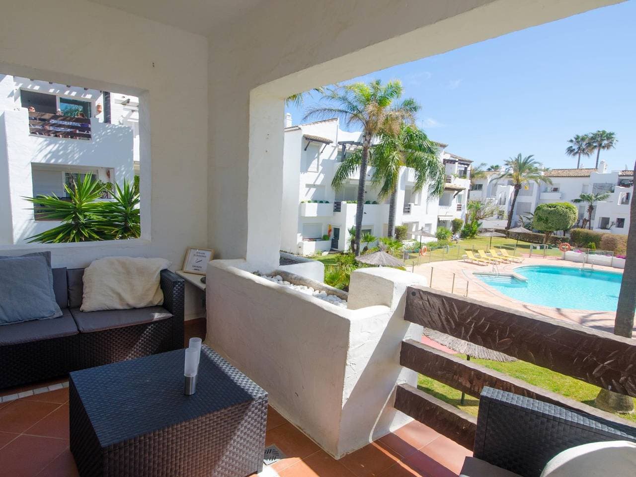 Foto 2 von 48: Apt. Terraza de Agustina-Pool direkt am Strand