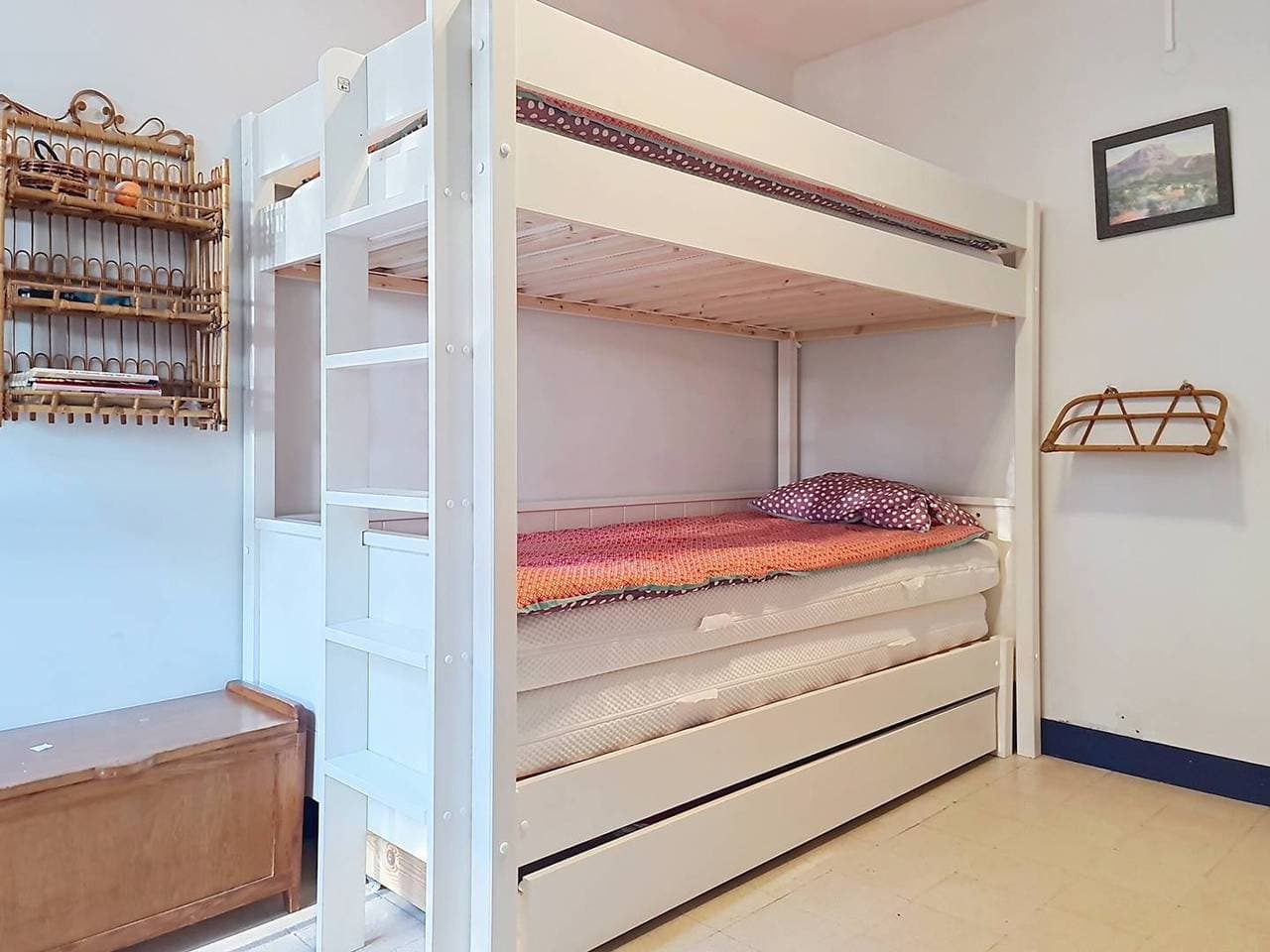 Foto 8 von 17: Renoviertes T2 Duplex 20m vom Strand mit Meerblick, Parkplatz und WIFI
