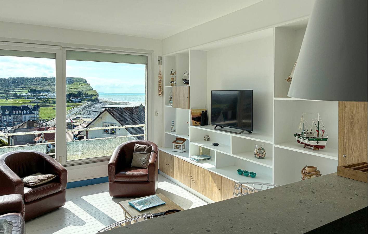 Foto 2 von 14: Gemütliches Apartment mit 1 Schlafzimmer und Meerblick in der Nähe des Strandes von Criel-sur-Mer
