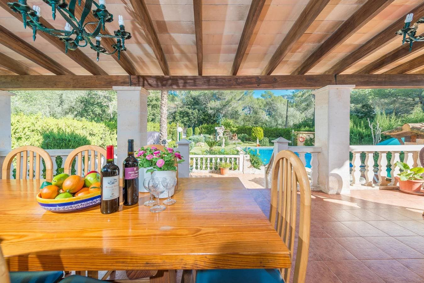 Foto 13 von 36: Els Pins - Ferienhaus mit privaten Pool in Crestatx . WiFi gratis
