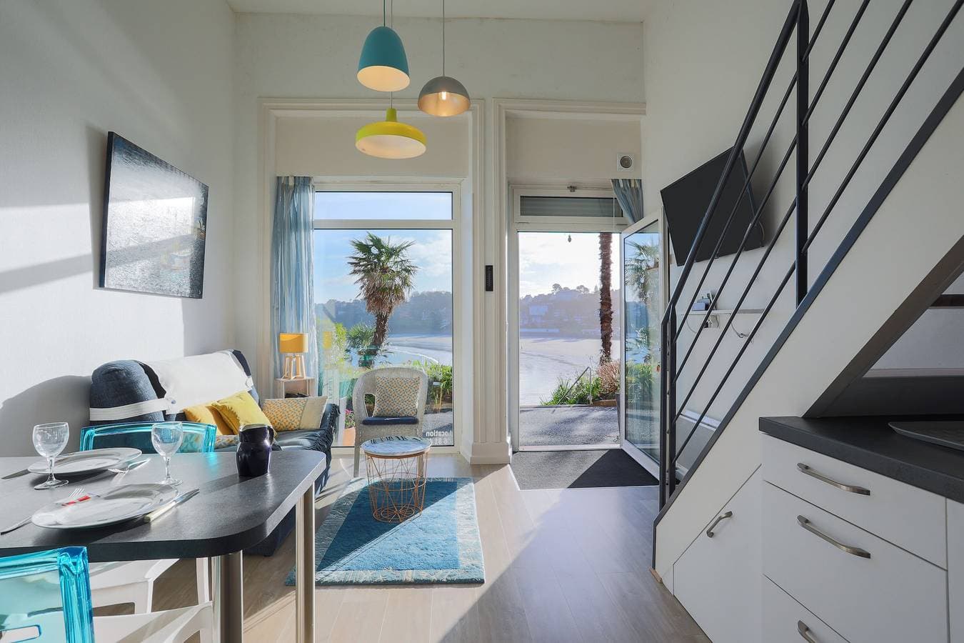 Foto 4 von 34: Appartement "Ti Roz" 3 Sterne mit Meerblick, direktem Strandzugang und Gr34