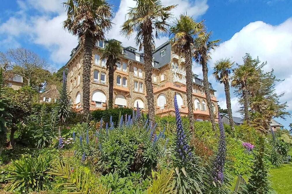 Foto 12 von 30: Perros-Appt klassifiziert 3 *, Panorama-Strand direkt am Meer Trestraou, Garten, WIFI