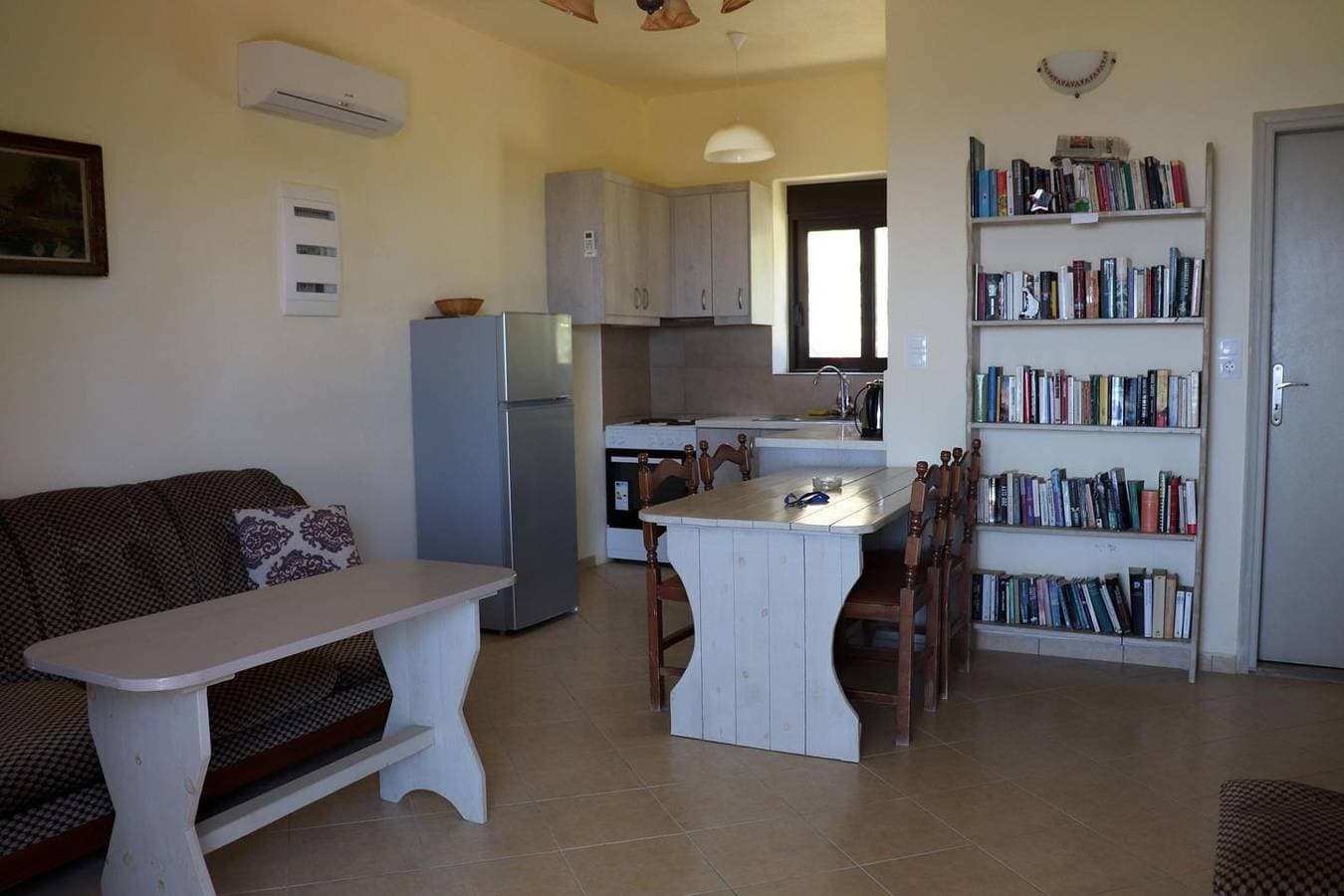 Foto 8 von 34: Panoramablick aufs Meer, fußläufig zum Strand, Wifi  - Ferienhaus Triopetra, Kreta